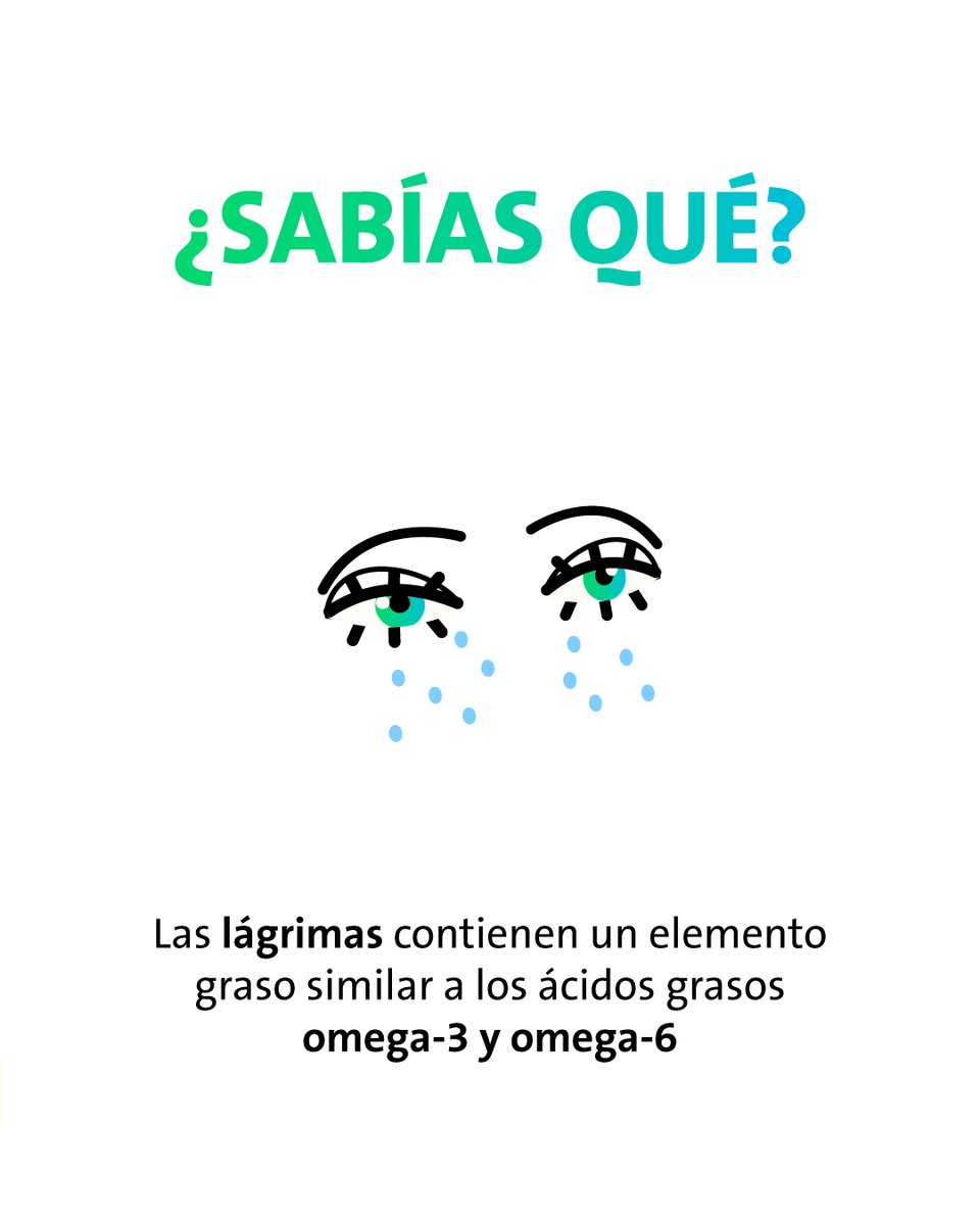 federopticos's tweet image. 😢 Las lágrimas contienen un elemento graso similar a los ácidos grasos omega-3 y omega-6.⁣
⁣
🐟 🥜 Éstos, están presentes en 𝘧𝘳𝘶𝘵𝘰𝘴 𝘴𝘦𝘤𝘰𝘴 𝘺 𝑝𝘦𝘴𝘤𝘢𝘥𝘰𝘴, por lo que se recomienda el consumo de dichos alimentos.⁣
⁣
#Federópticos #sabiasque #saludvisual