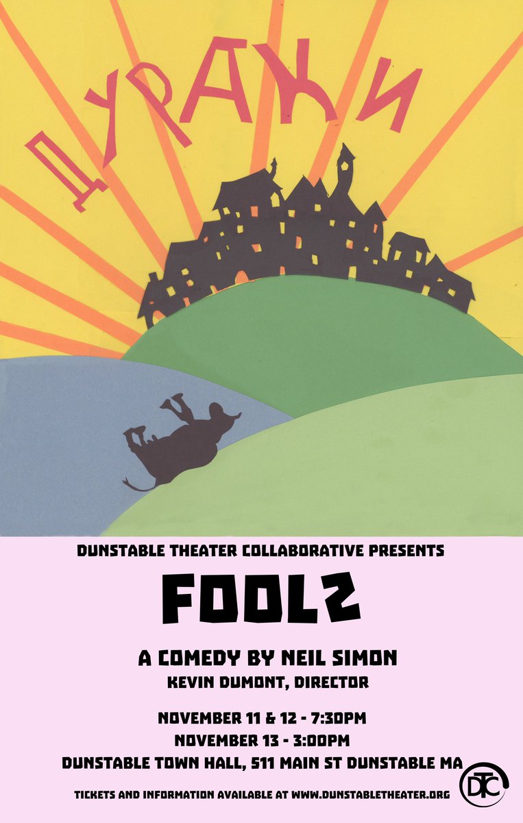 DunstableDrama's tweet photo. Get your Tickets for Fools this Weekend! - https://t.co/xPutehGpK1 https://t.co/b4EMZviin7