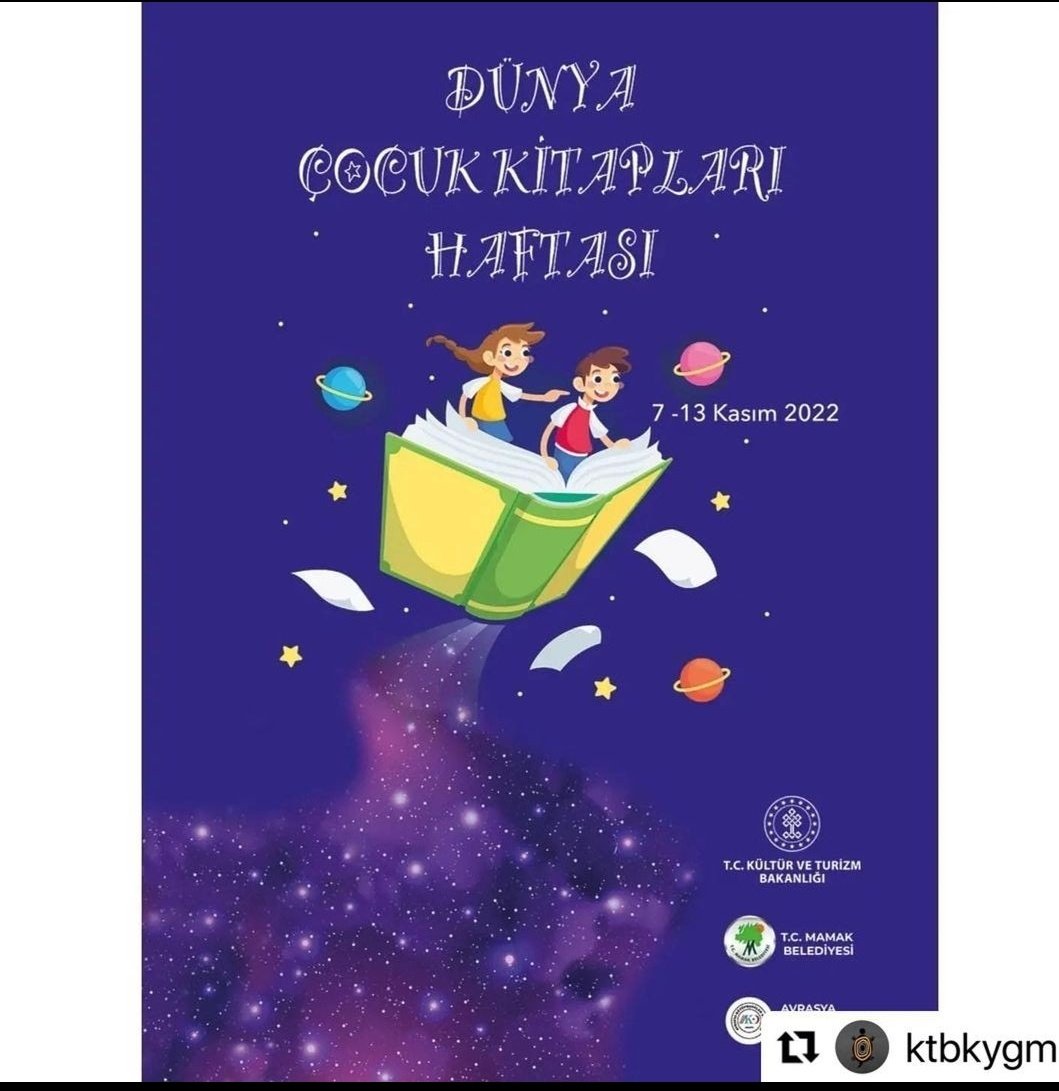 Çocuk kalmaya bir kitap yeter.Dünya Çocuk Kitapları Haftası kutlu olsun.
<a href="/tckulturturizm/">T.C. Kültür ve Turizm Bakanlığı</a>
<a href="/ktbkygm/">KYGM</a>
<a href="/OdabasAli/">Ali Odabaş</a>
<a href="/AhmetMisbah/">Ahmet Misbah Demircan</a>
#Bayburtokuyor
#bayburt