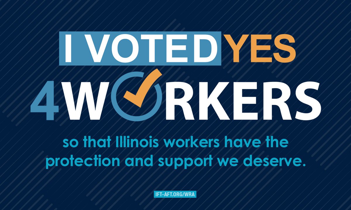 Did you vote YES yet? If not, there's still time! Polls close at 7 PM.
#voteYESforworkersrights #IFTvotes