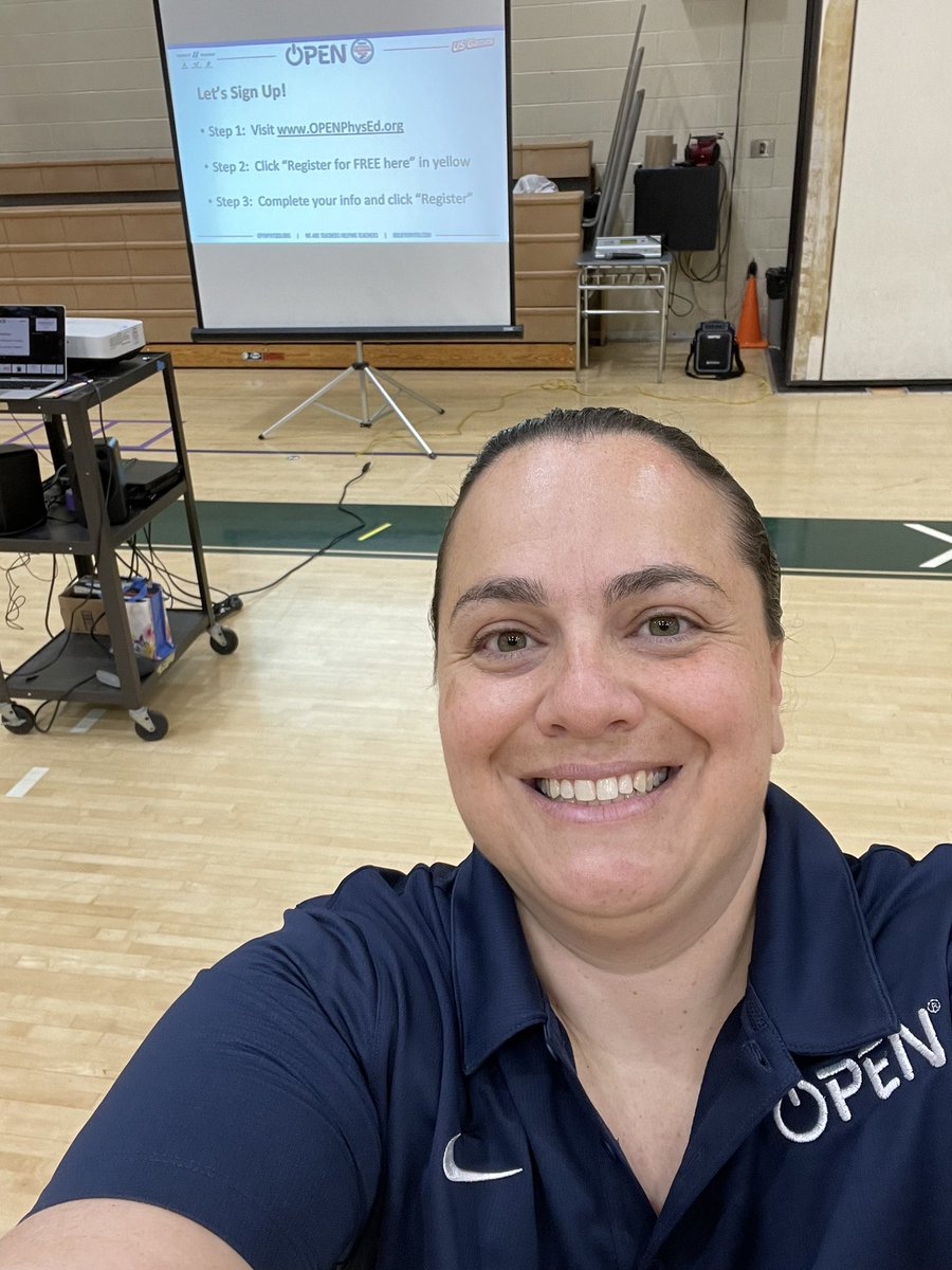 All set at <a href="/CTZnysahperd/">NYSAHPERD Catskill Zone</a> zone to learn about some <a href="/OPENPhysEd/">OPEN Phys Ed</a> games and activities! We are #teachershelpingteachers!