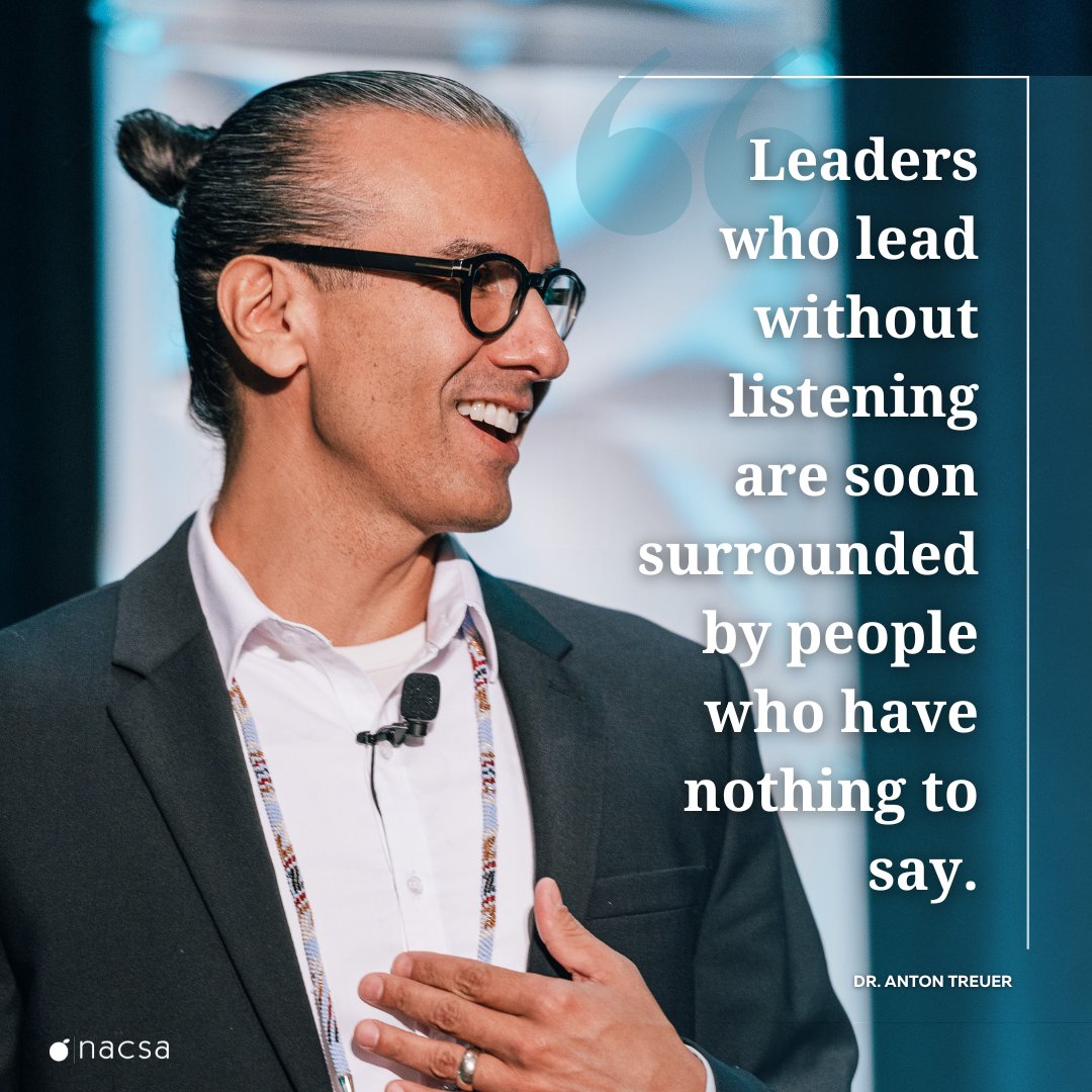 QualityCharters's tweet photo. A powerful moment from #NACSACON 2022 @antontreuer #WithCommunities https://t.co/dKSf5S5CTn