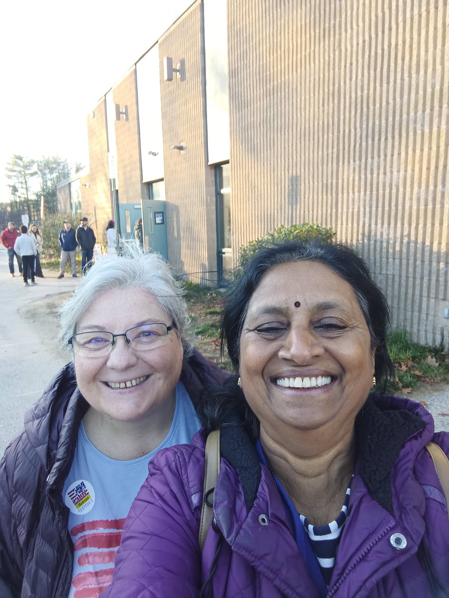 LathaMangipudi's tweet photo. #NHPolitics today is the day to #VoteBlueToEndTheInsanity #VoteBlueToProtectWomen #VoteNH for @TomShermanNH @willdarbynashua @LauraTelerski @LathaMangipudi @AnnMcLaneKuster @SenatorHassan @VoteForSho https://t.co/Ld2PyjdoFP