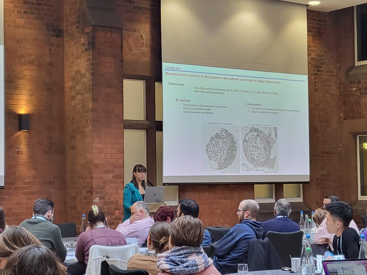 Last week, our post-doc <a href="/Michard_Celine/">Michard Céline</a> had the great opportunity to present her work on damage and mycobacterial infection at the #HostPathSecretion22 organized by the <a href="/MicrobioSoc/">Microbiology Society</a>, in Belfast! 🔥