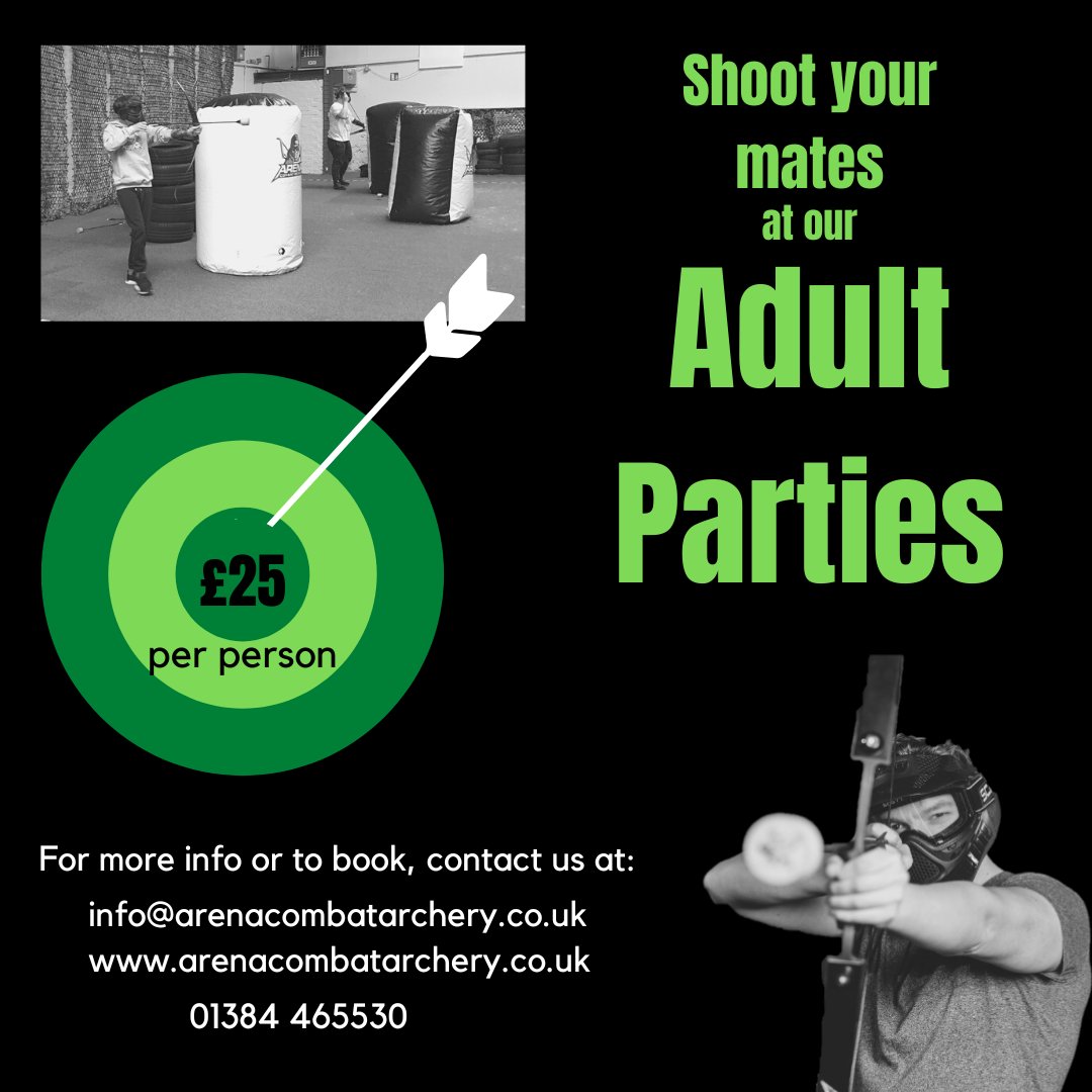 ACArchery's tweet photo. #adultparty #stagparty #henpartyideas #stagdo #hendo #birthday #birthdaypartyideas #party #partytime #winteractivities #winterwedding #brierleyhill #blackcountry #westmidlands #dudley #stourbridge #birmingham https://t.co/T398eoQK3n