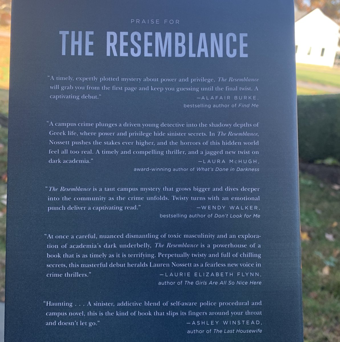 Out Today!!!! Pick it up to read in the election line - #theresemblance by #LaurenNossett LOVED this book set in academia👏