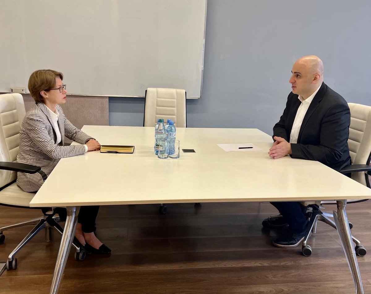 NikaMelia5's tweet image. Held meetings w/ Ambassadors of 🇸🇪 @UTidestrom, 
🇱🇻 Edīte Medne &amp;amp; 🇵🇱 Mariusz Maszkiewicz to discuss the current state of affairs in 🇬🇪, the EU🇪🇺12 rec's, &amp;amp; the political captivity of ex-President @SaakashviliM &amp;amp; @MtavariChannel Director Nika Gvaramia @PLinGEORGIA @Latvia_Georgia