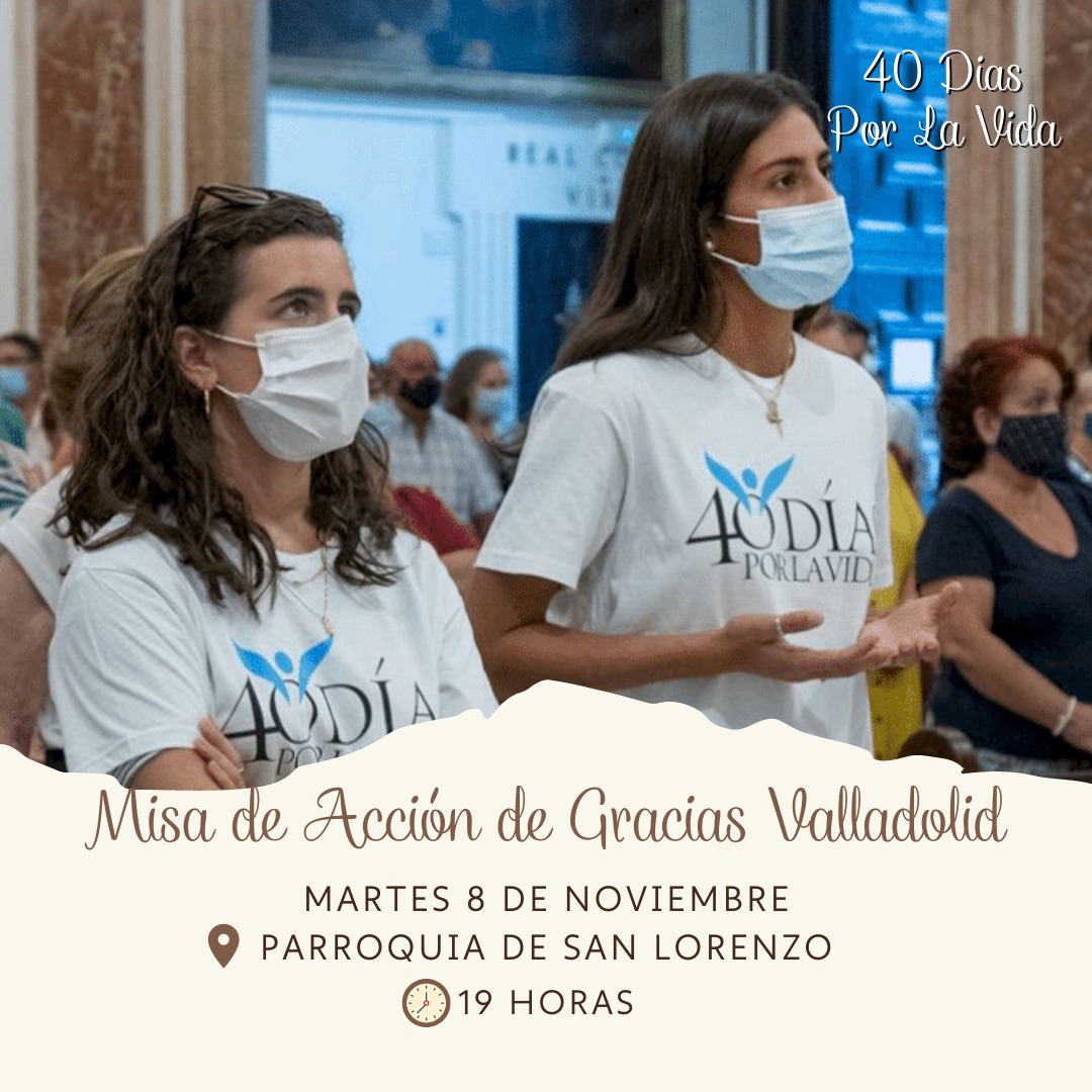 archiValladolid's tweet photo. Misa de acción de gracias #40DPLV de #Valladolid Esta tarde, en @Sanlorenzovall, presidida por @MonsArguello https://t.co/wrZteYLoDV