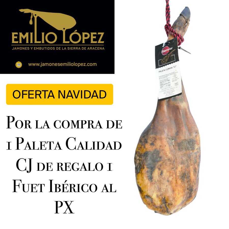 JAMONES Y EMBUTIDOS EMILIO LOPEZ tweet media