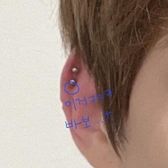 아웃긴다 자세히 보니까 밑에 피딱지 있음