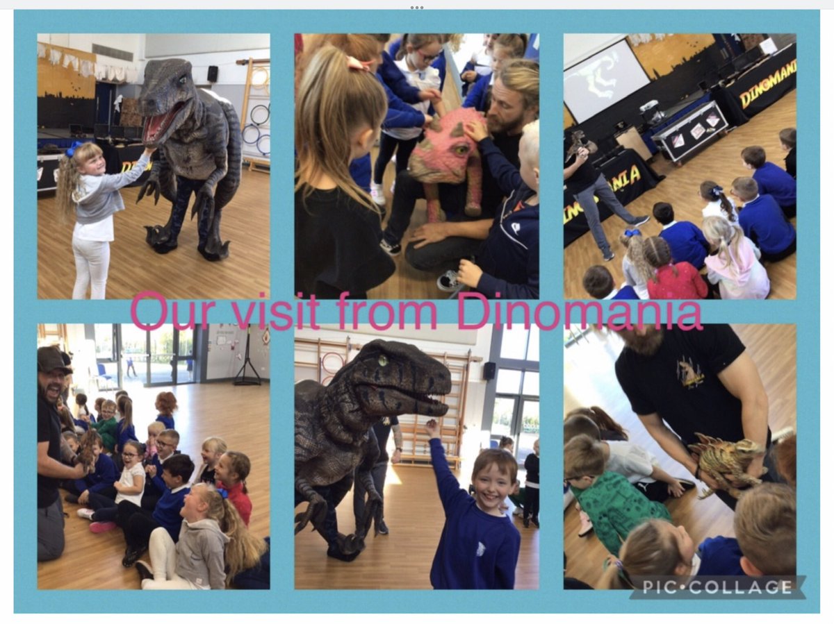 Year 1 / 2 - Dinomania day!  We had such a fun filled day meeting dinosaurs and fossils.  We met the man who went on Britain’s Got Talent!