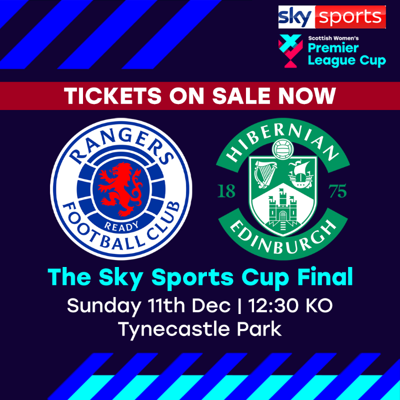 SWPL's tweet photo. Tickets are on sale now for the @SkySports Cup Final 🎟

Segregation will not be in operation, but fans of both teams can select the below sections ⬇

@RangersWFC | N, P, and Q 
@HibernianWomen | R, S, and T

🎟 £8 Adults &amp; £1 Concessions