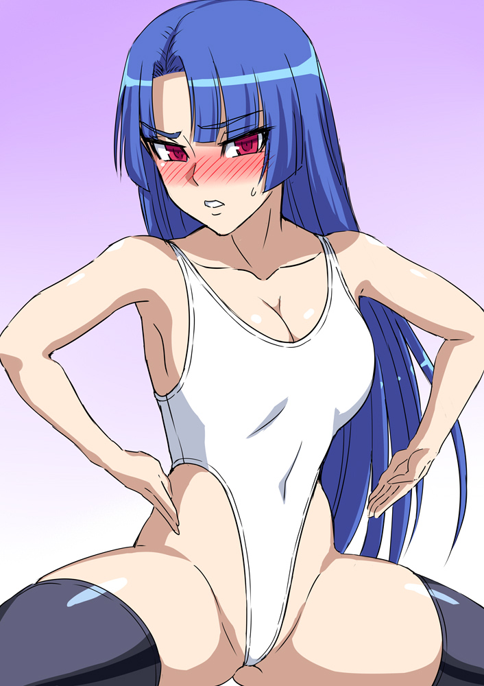 対魔忍シリーズより紫(若い方)!
対魔忍も結構ハイグレにしてきた気がするな…。 