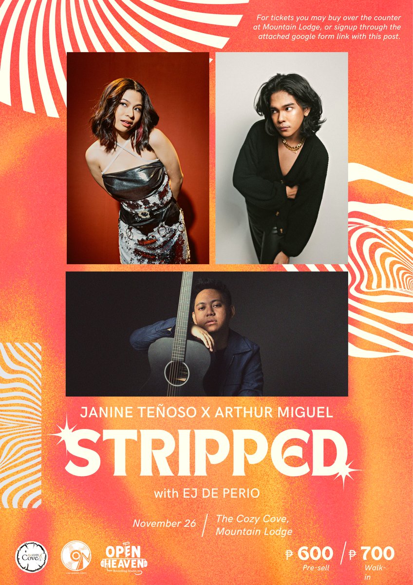 EJDePerio's tweet photo. 🚨 BAGUIOOOOOOOOO 🚨

@_janinetenoso x @arthurmiguelii LIVE SA BAGUIOOO!

NOV 26 • 7PM
Pre-sell is at 600 and 700 for the walk in guys so get your tickets as early as now!

See you sa Mountain Lodge and Restaurant! 

Click the link to register now!

https://t.co/nmhwiKeUoq https://t.co/zGKhCSWGUP