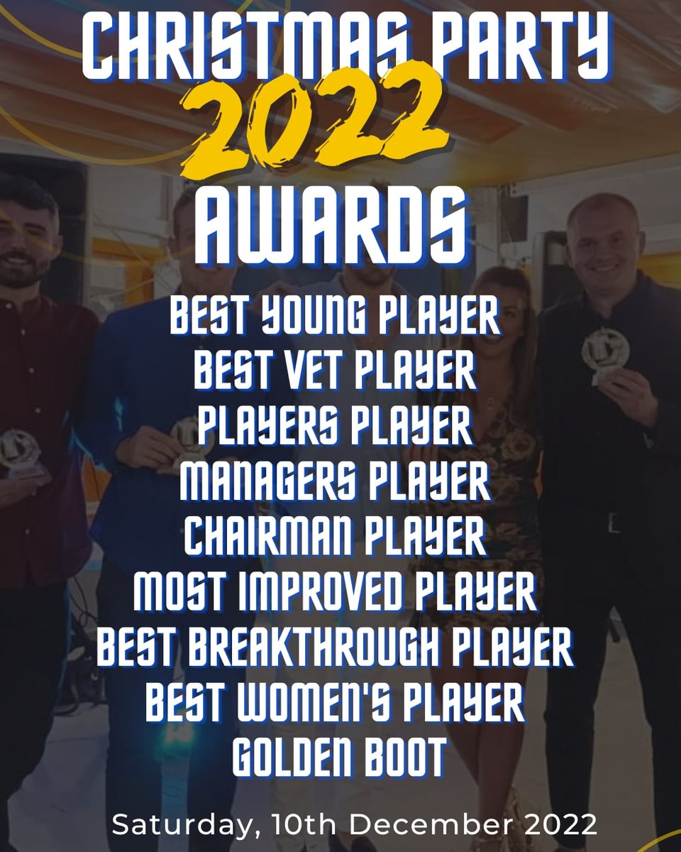 EefElite's tweet photo. Last year was amazing, this one will be even better!

🙌🙌💙💙🥇🏆

#expatsclub #costadelsol #lovefootball #expats #spain #futbol #expatfootballspain #celebration #socialevents #awards #presentation #christmas2022 https://t.co/1CuJFaG5NT
