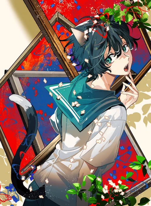 こういうのとか顕著ですね赤は強くて好きな色です 