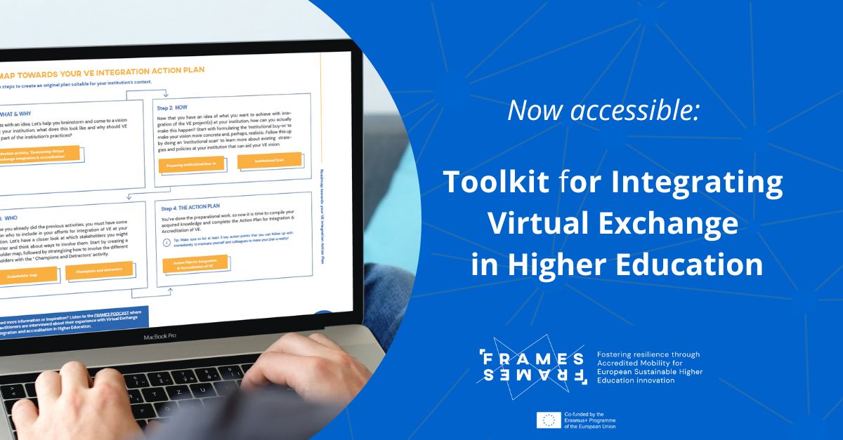 In support of all higher education professionals that are involved in #VirtualExchange we are happy to present the "Toolkit for Integrating Virtual Exchange in Higher Education". Access it now: bit.ly/3t6IEpa #highereducation #educationinnovation