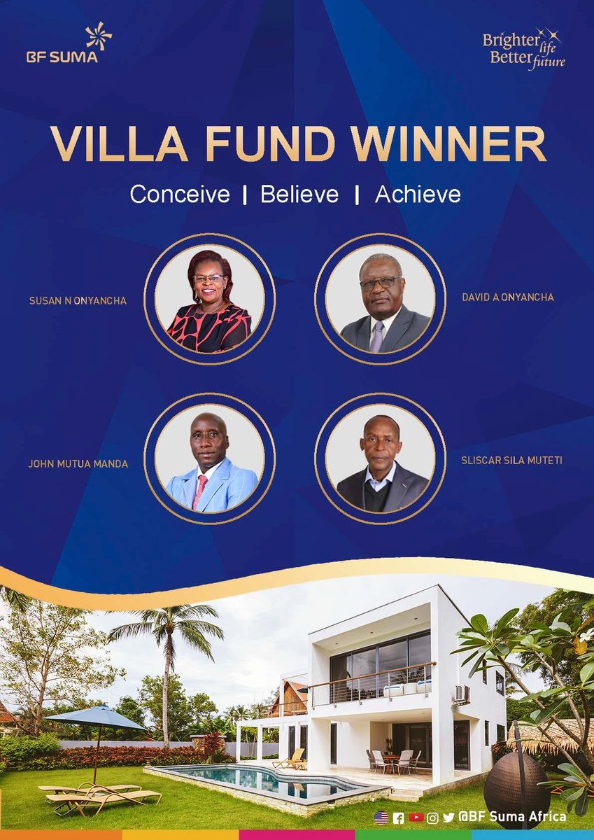 BFSumaAfrica's tweet photo. Congratulations to all the Kenya Villa Fund Awardees 2022!
It is really a huge achievement, and we are proud of you!
We know you've worked hard to get where you are, so we're here to say: CONCEIVE IT, BELIEVE IT, ACHIEVE IT!
#BFSuma #villafund #awards #kenya #KeepForgingAhead https://t.co/mYnaqfyV6k