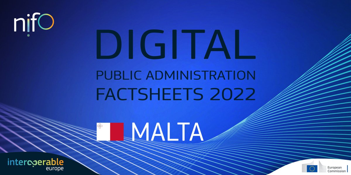 Curious about the state of #digitalisation of #PublicAdministrations in #Malta? Read our most recent #NIFO-factsheet on <a href="/Joinup_eu/">Joinup.eu</a> now!

👉europa.eu/!qdmbXY (highlights)
👉europa.eu/!8997bT (full)

Factsheets of other European countries:
👉 europa.eu/!V9J7Cw
