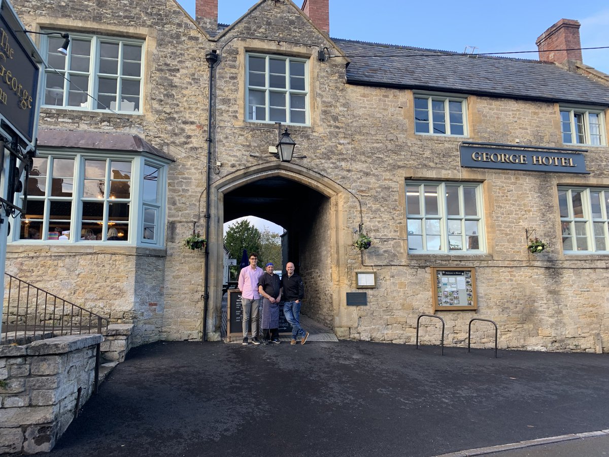 C2Safety's tweet photo. The George Inn Wedmore brought this outstanding building back to its former glory when they refurbished it and if that wasn’t impressive enough, they were recently awarded 5 Stars by the Food Standards Agency! It's great to see the huge effort they put in has been recognised. https://t.co/t03u6c4Vyl