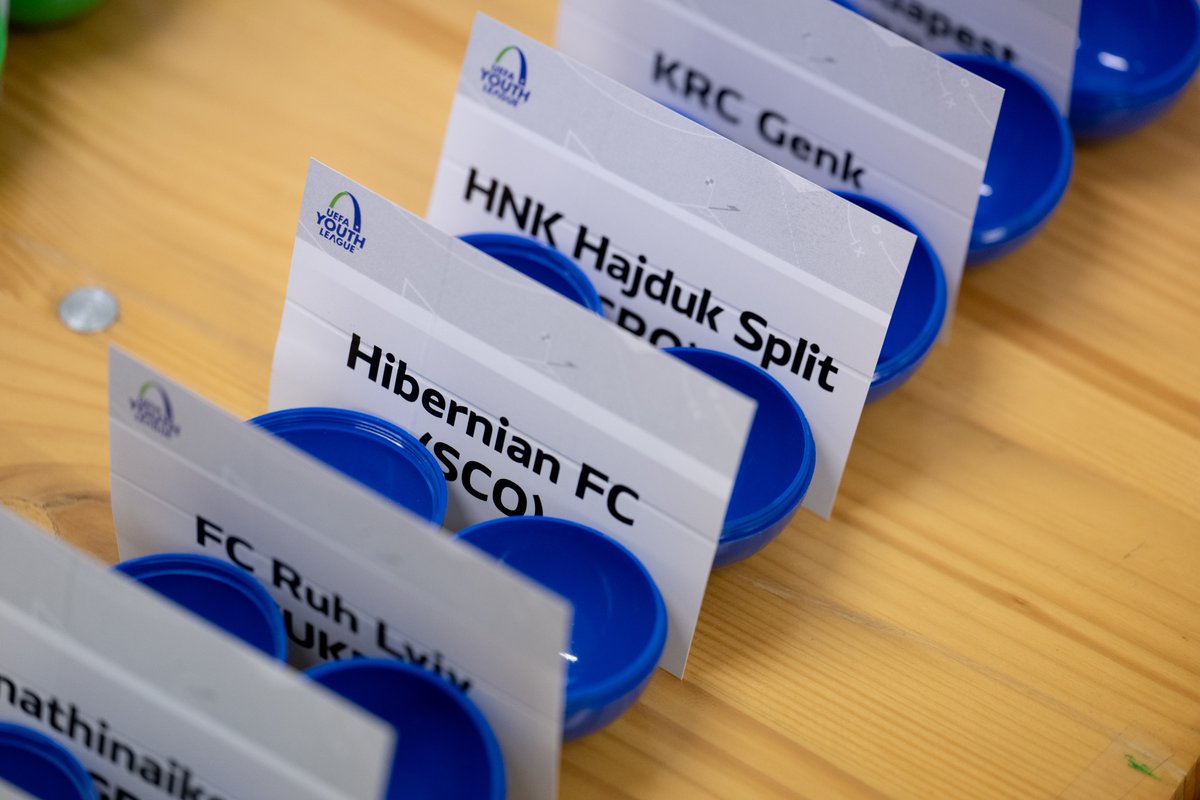 HibernianFC's tweet image. Our Under-19s will discover their #UYL Play-Off opponents today! 🌍⚽️

The draw takes place at 2pm this afternoon.
