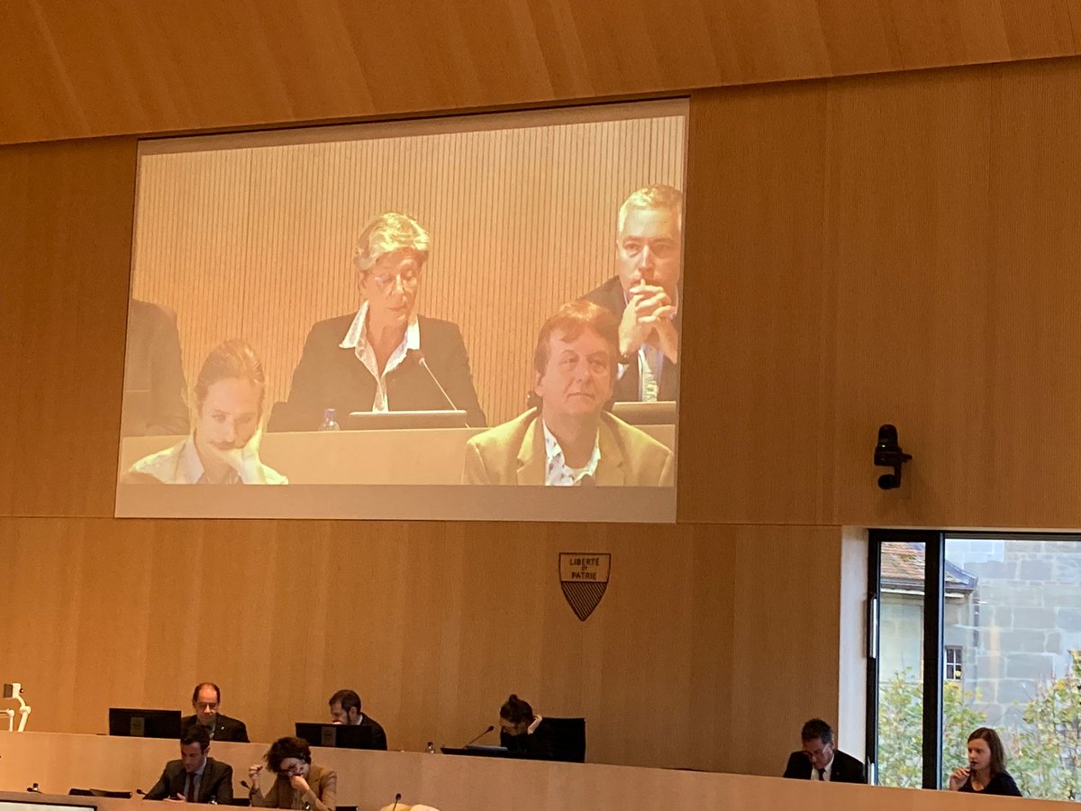 Notre collègue @GraziellaSchaller défend l'initiative populaire cantonale « Pour la protection du climat » au Grand Conseil vaudoise #GCVD #vertliberaux