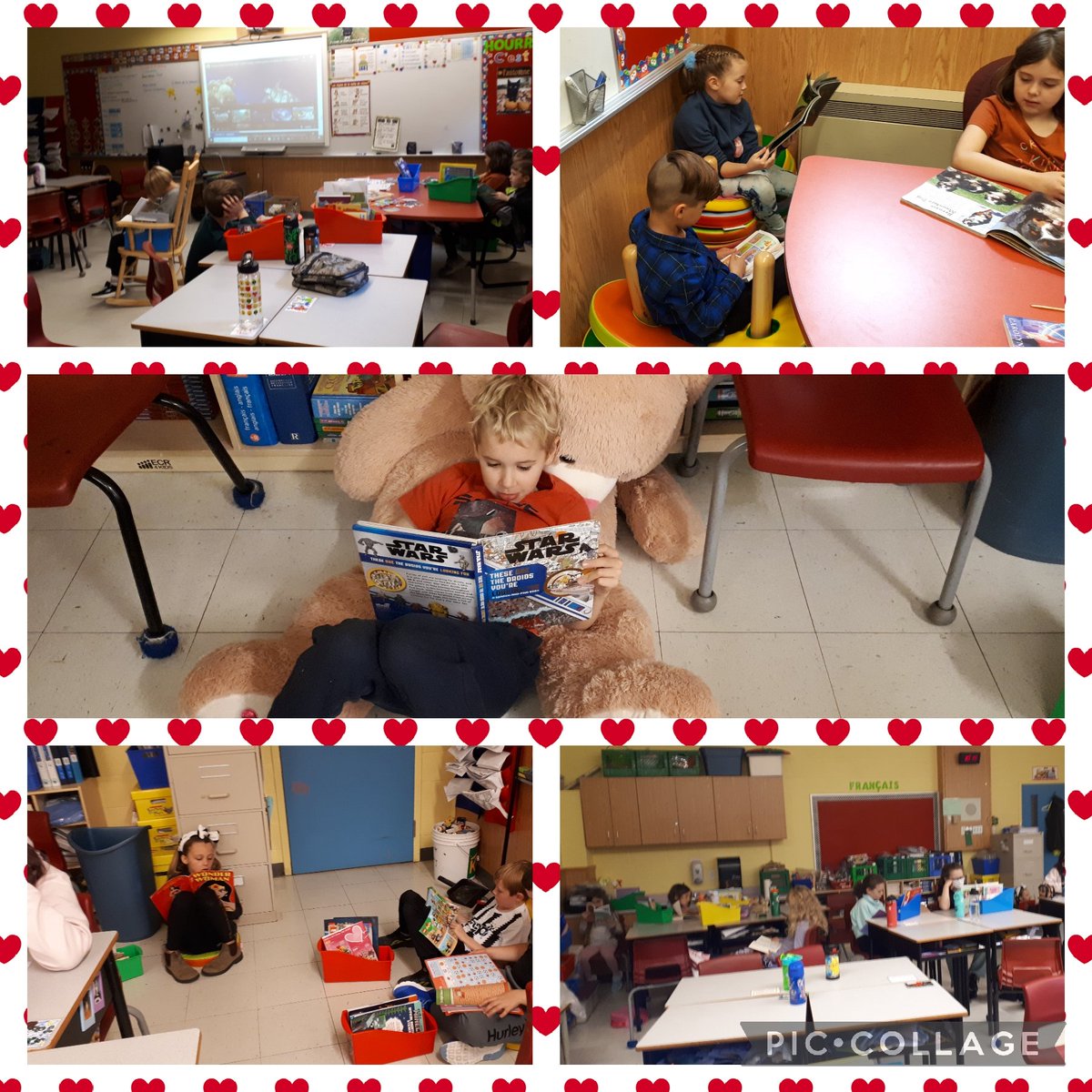 MadameWhite97's tweet photo. We always love to read and are especially enjoying the Drop Everything And Read Time (D.E.A.R.) as part of our Read-A-Thon this week 💕📖📚 Bravo les amis! #lalecture #readingforpleasure #readingtolearn #lifelongreaders #TERIproud 🧡🐯💙 @Topsail_Elem https://t.co/GFyAmUtz1n