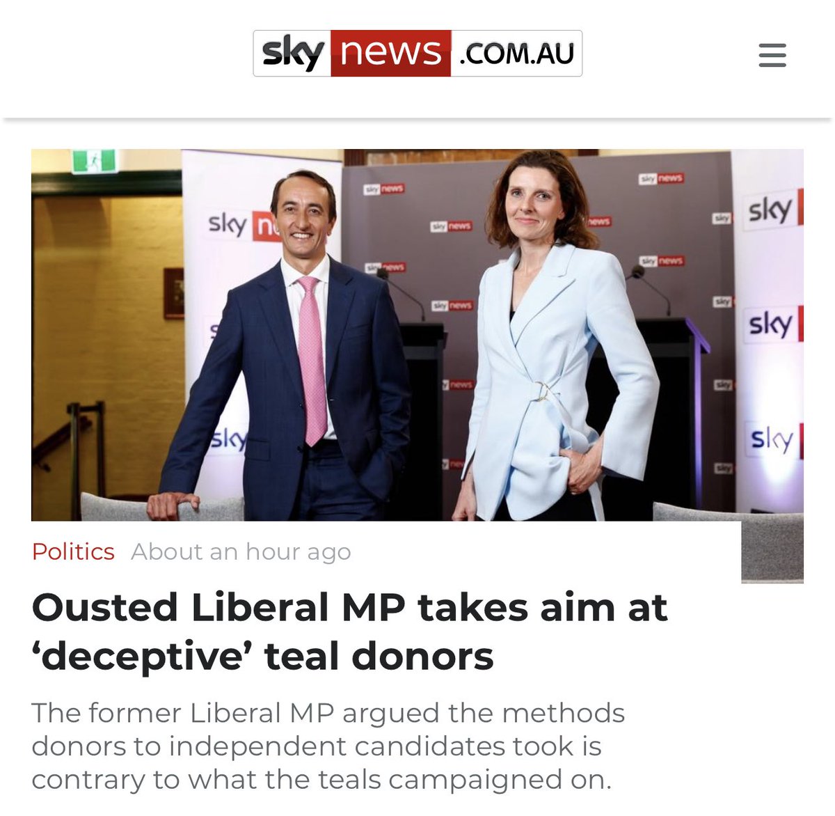 strangerous10's tweet photo. Sharma’s now saying ‘Not fair! My party didn’t hand me enough of Clive Palmer’s money!’ 😠 go have a nap please Dave, they don’t call you #DoNothingDave for nothin! https://t.co/kPnmtjrLzJ