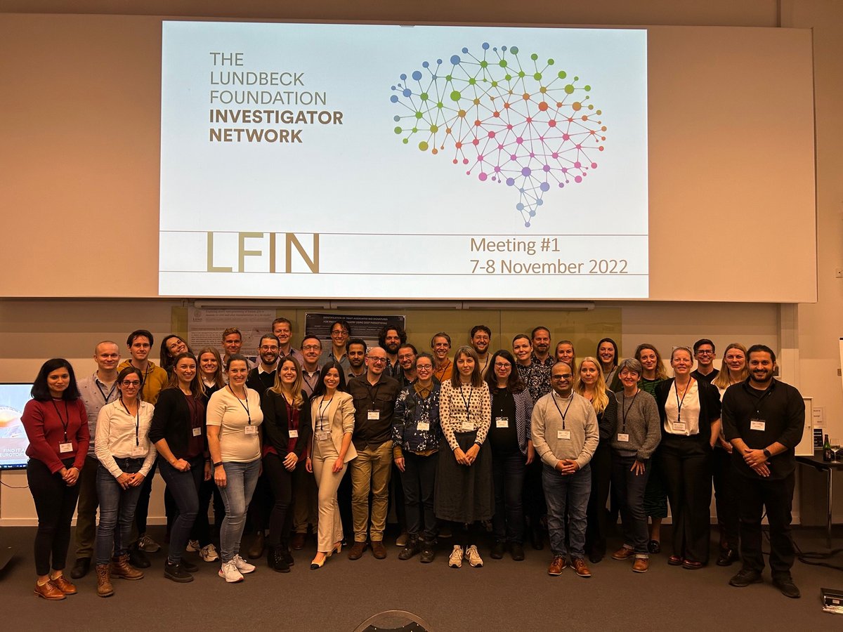 Our first full meeting of the Lundbeck Foundation Investigators Network (LFIN) #LFIN concludes today. Fantastic participants from across Denmark presenting some great science. We are very excited about LFIN's potential- watch this space!