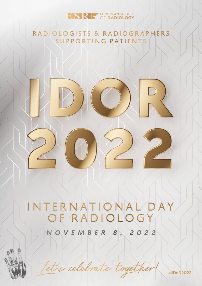 We are excited to celebrate the International Day of Radiology today! #IDoR2022

 We stand with, and support our colleagues for their continued hard work in the field of radiology.

#IDoR2022 #ESR #radiology #radiologist #ultrasound