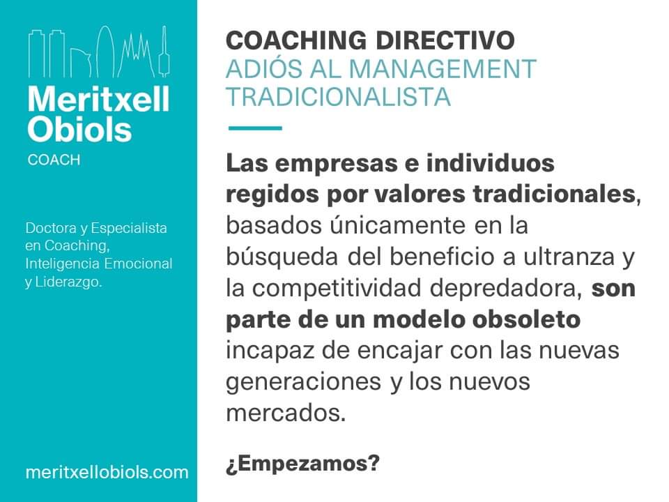 💡Los valores, las formas e incluso los fondos tradicionales arraigados en muchas organizaciones no tienen encaje en los tiempos actuales.
#coachingdirectivo #coachingejecutivo #coachingorganizacional #liderazgo #autoliderazgo #coachingempresarial
👉🏼meritxellobiols.com/coaching/