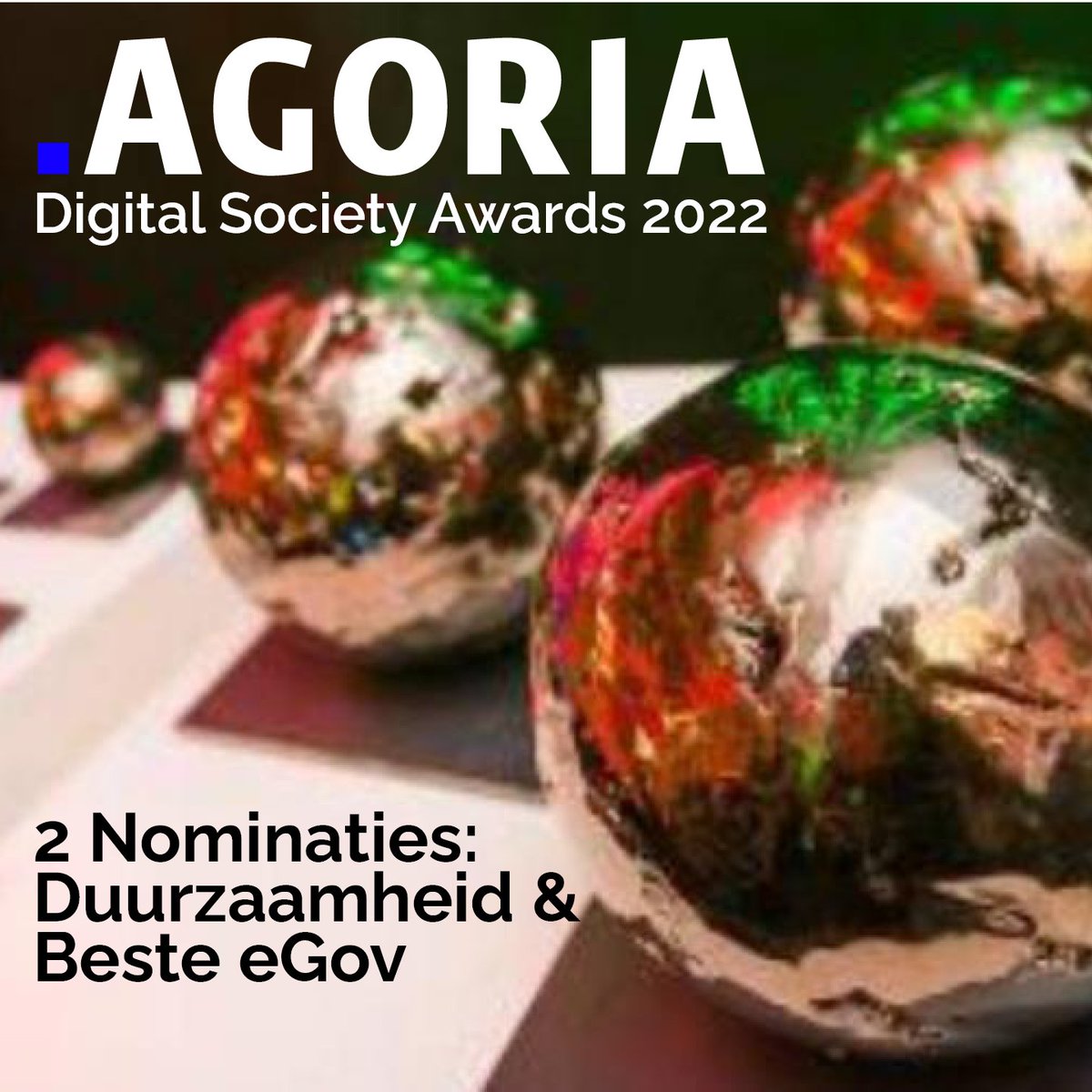 Dubbel feest: TWEE nominaties voor de <a href="/Agorianl/">Agorianl</a>   Digital Society Awards 2022! 
De digitale klimaatscan voor de Vlaamse landbouwers die het #DjustConnect team en het #Klimrek team ontwikkelden op <a href="/ILVOvlaanderen/">ILVO</a>  blijft indruk maken. 
#DigitalSociety #Datadelen #datasharing