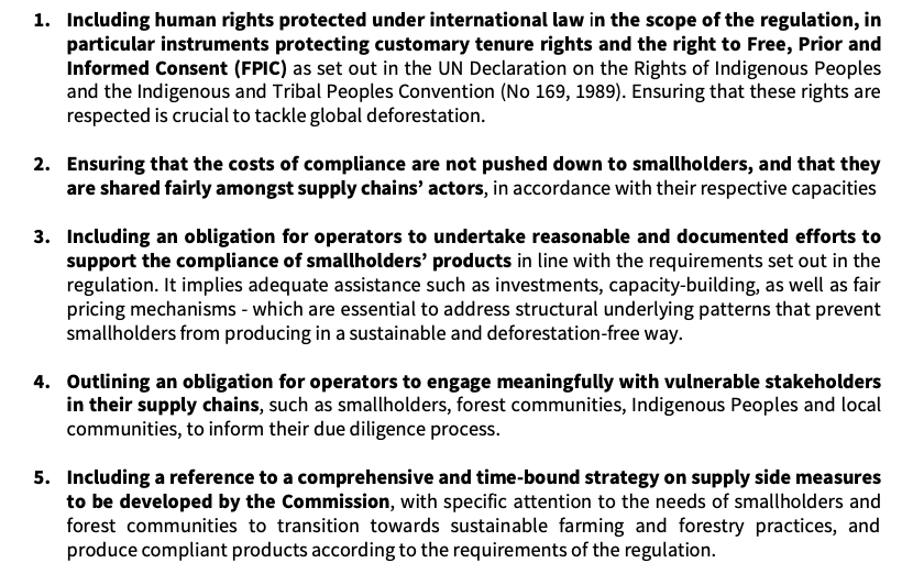 FairTradeFTAO's tweet photo. All 👀 on you!

As the next round of negotiations kicks off tomorrow, 50+ CSOs across the world call upon the negotiators to take on board their recommendations for a smallholder inclusive EU #Deforestation Regulation.

Let's make it happen 💪

➡️ https://t.co/kMYuUhHLfH https://t.co/2PKIKvI3en
