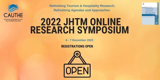 Journal of Hospitality & Tourism Management (JHTM) tweet media
