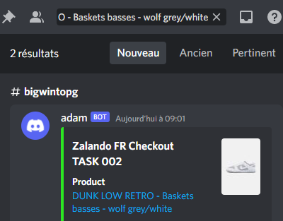 X2 low stock but still got it
🤖 : <a href="/BananaFramework/">BananaAIO</a>
⚡ : <a href="/TyphonClub/">Typhon Club</a>
📰 : <a href="/SupplyFrance/">SupplyFrance</a>
