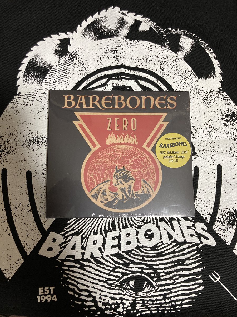 新作は無事買えました。
#barebones #breaktherecords