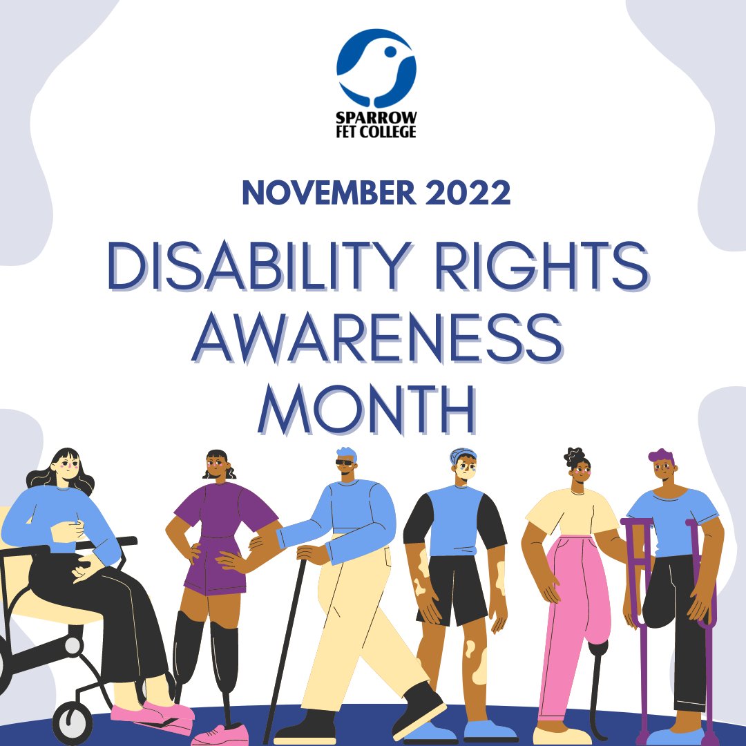 SparrowFET's tweet photo. November is National Disability Rights Awareness Month. https://t.co/viwEWBfiWM
