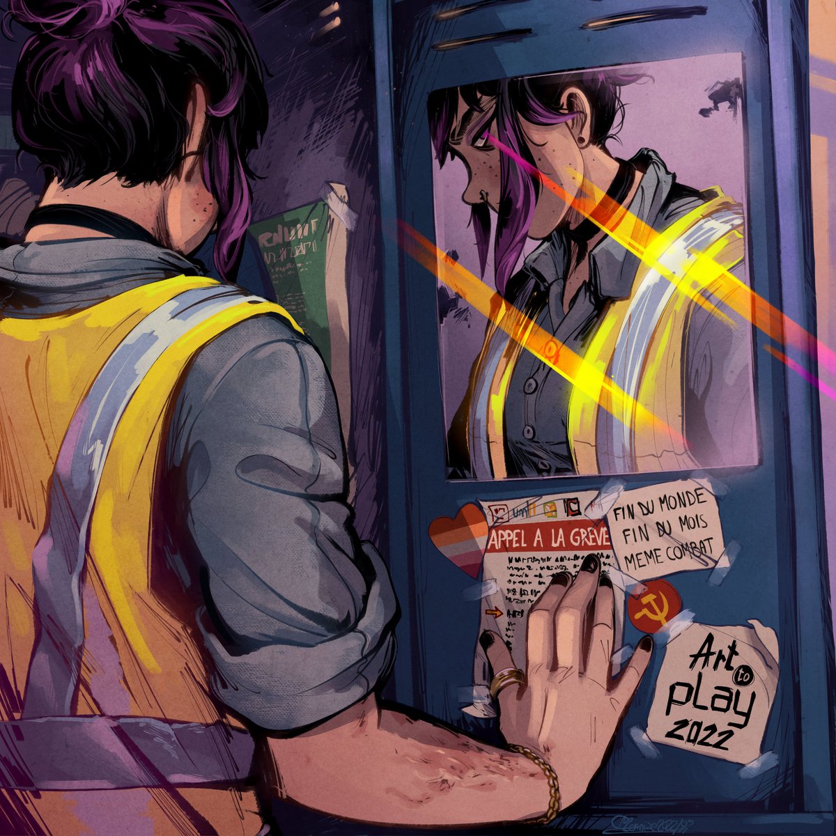 🏳️‍🌈Hey #artistsontwitter ! I'm Morniae, a french freelance comic artist and illustrator depicting urban fantasy, queer life and some OCs I'm obsessed with :3