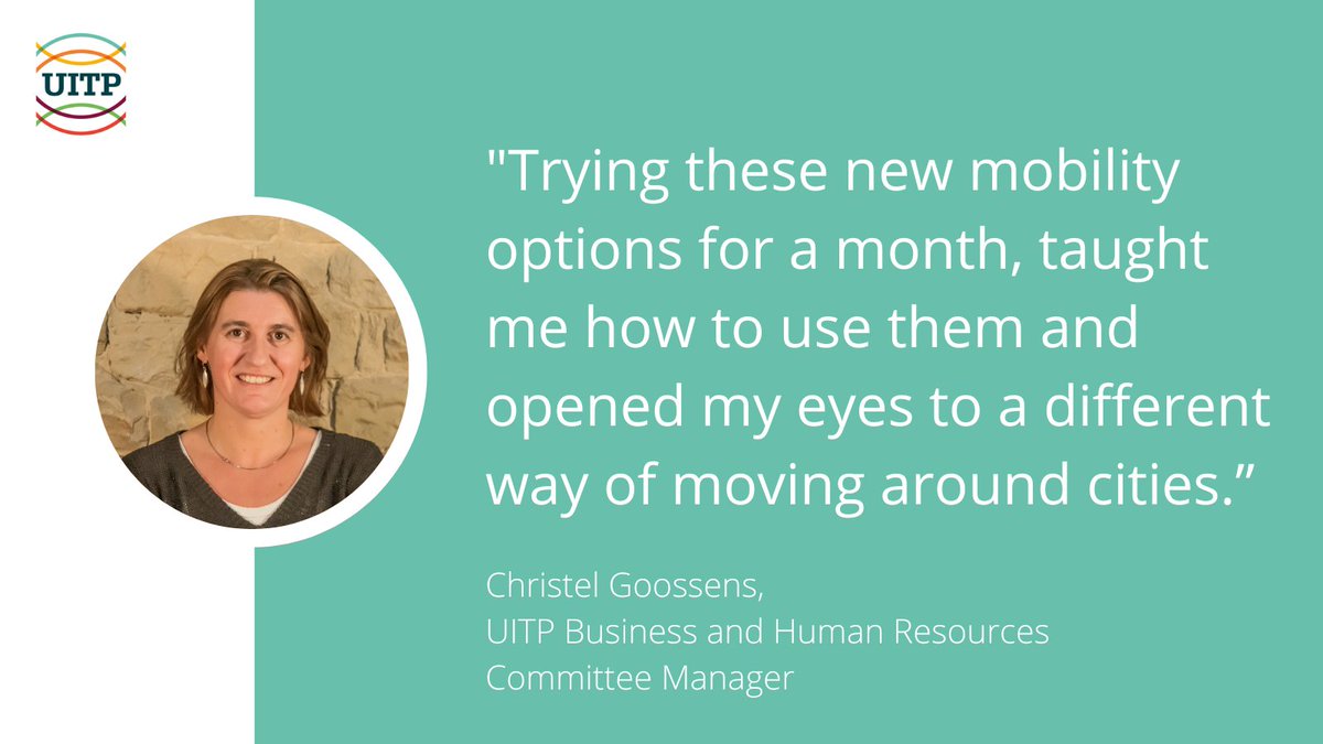 UITP's Business and Human Resources Committee Manager, Christel Goossens, goes 30 days with only shared mobility services!

🚆🛴🚴🚍🚶

More 👇
