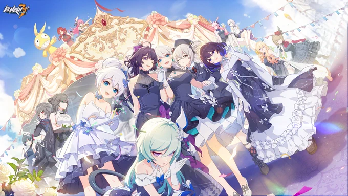 [Wallpaper] Select Wallpaper Download Hopefully the bright smile can witness the girls' journey ahead.Ai-chan hopes you love the select wallpaper~#HonkaiImpact3rd 