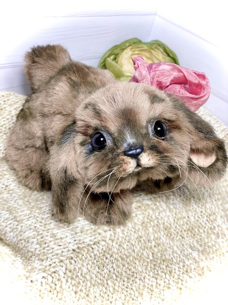 Cary by Irina Ermakova  bearpile.com/t/328777  #handmadebunny #artistteddy #bunny