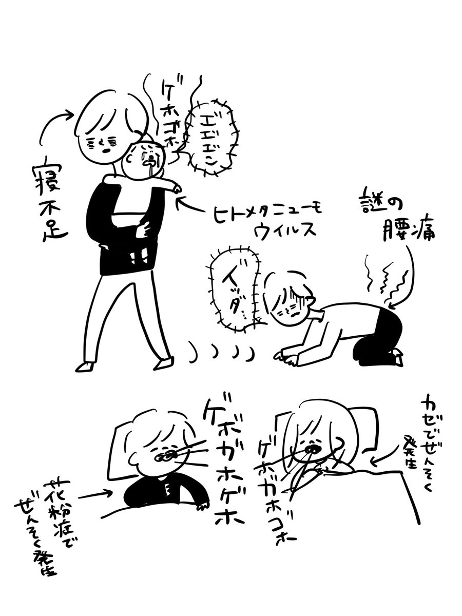 我が家のこの1週間の様子です。
やっと終わりが見えてきました😂

#むぴーの絵日記 