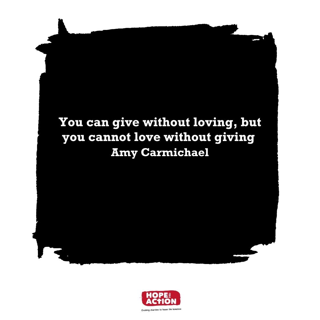 Love requires action. Let’s love well by our actions too! 

#homeless #homelessness #changinglives #makinghomelessnesshistory #hopeintoaction
