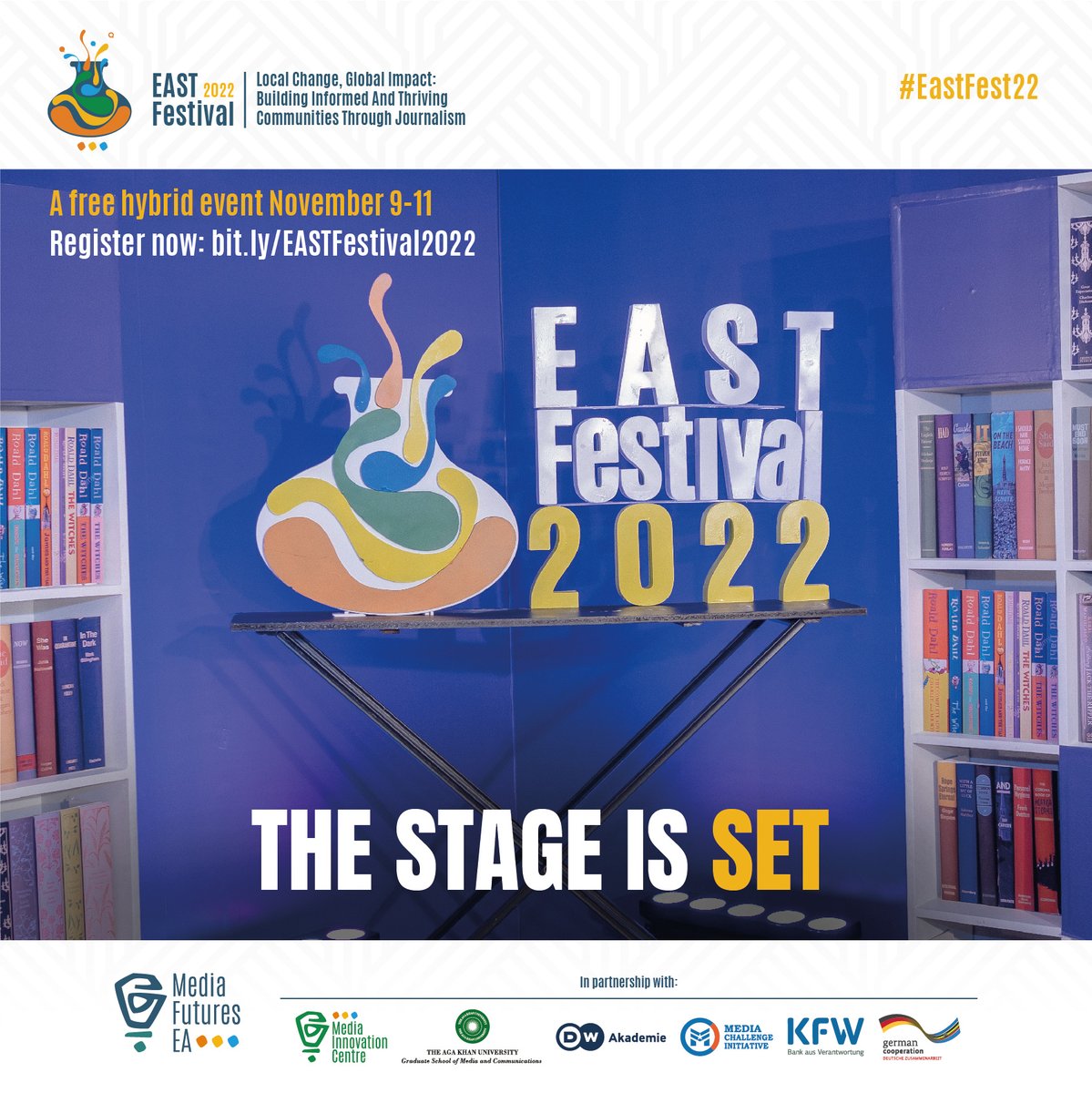 ErokuSimon's tweet photo. Its #EastFest2022! and Excited to be part of this HUGE Media platform!
Will be speaking about Media Inclusion and @SignsTvUg's Strides to making Accessible Television a reality!
Sign Up and catch the Conversation Live this Friday 11th November
#ItsStillValid https://t.co/0NRN36HqZT