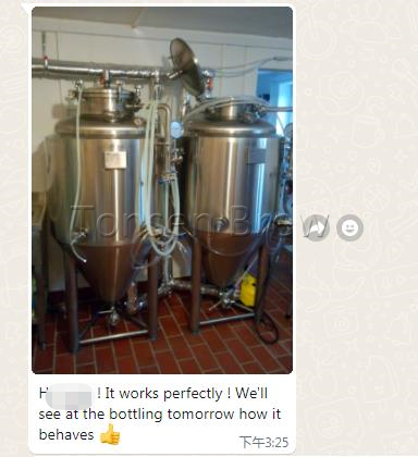 HelenLiu2018's tweet image. Thank you Switzerland customers for good feedback on our fermentation tank. Hope your brewery business is booming!! Cheers!!🍻🍻
Email: helen@tonsenbrew.com
Whatsapp: +86 153 1556 2731
#tonsen #fermenter #beerbrewing #beer #brewingco #unitank #fv #cct #bbt #brewingequipment #beer