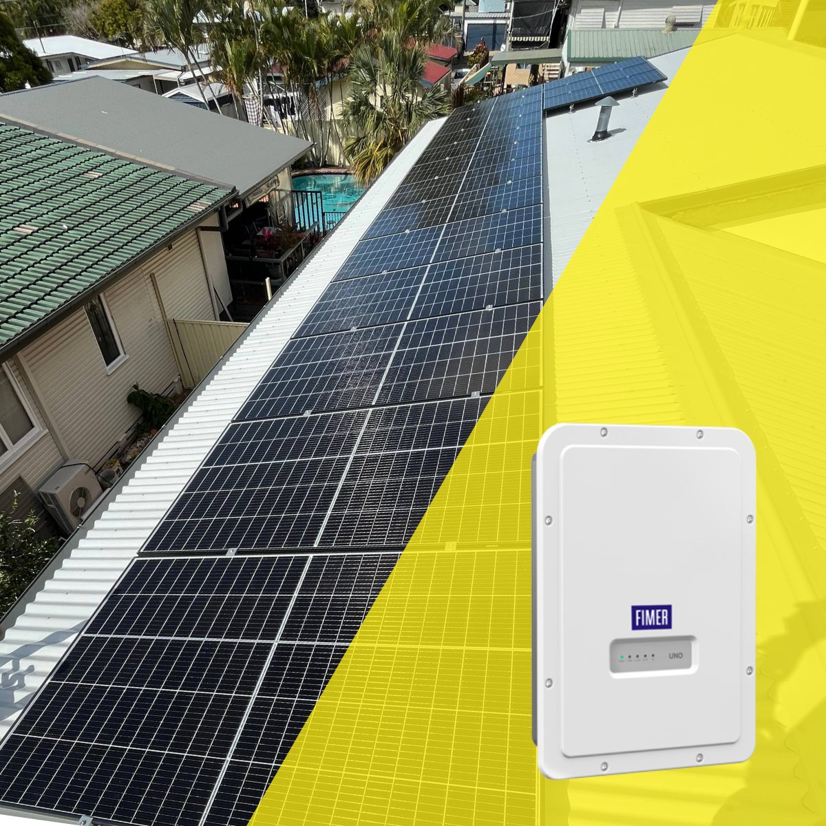 FIMER_MA_Solar's tweet photo. Another great residential installation in Australia with our UNO-DM string inverter! ☀️🏠

😃 Thanks Sundriven for choosing our solar solutions.

#fimerspa #solarenergy #newinstallation https://t.co/falETvs34w