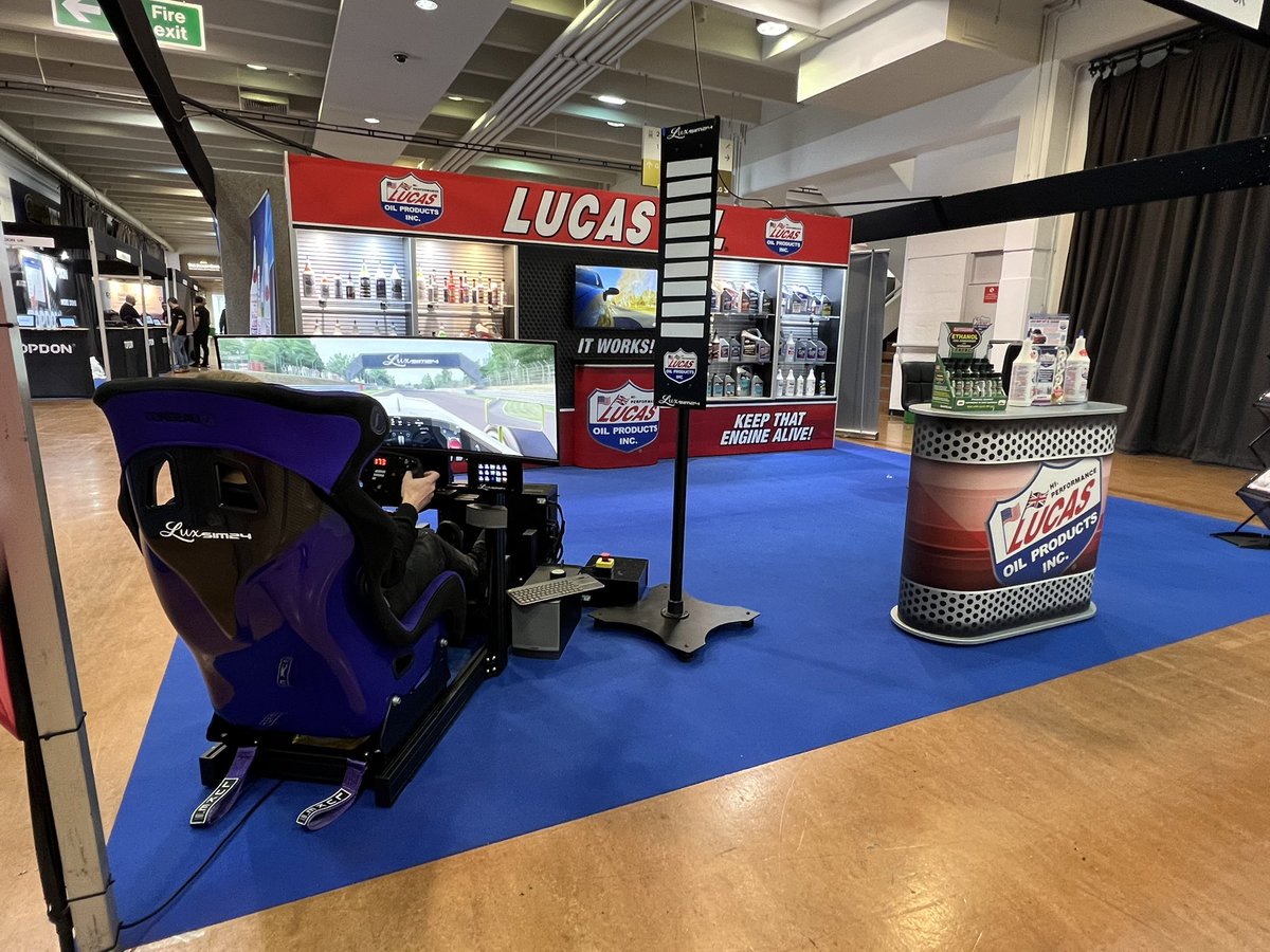Luxsim24 (@luxsim24) on Twitter photo We are setup and ready for day one of the Mechanex Show with <a href="/LucasOilUK/">Lucas Oil UK</a> Come and have a go on our Pro - AM Racing Simulator #tradeshow #business #events #Simulation #racing #racingsim We are setup and ready for day one of the Mechanex Show with <a href="/LucasOilUK/">Lucas Oil UK</a> Come and have a go on our Pro - AM Racing Simulator #tradeshow #business #events #Simulation #racing #racingsim