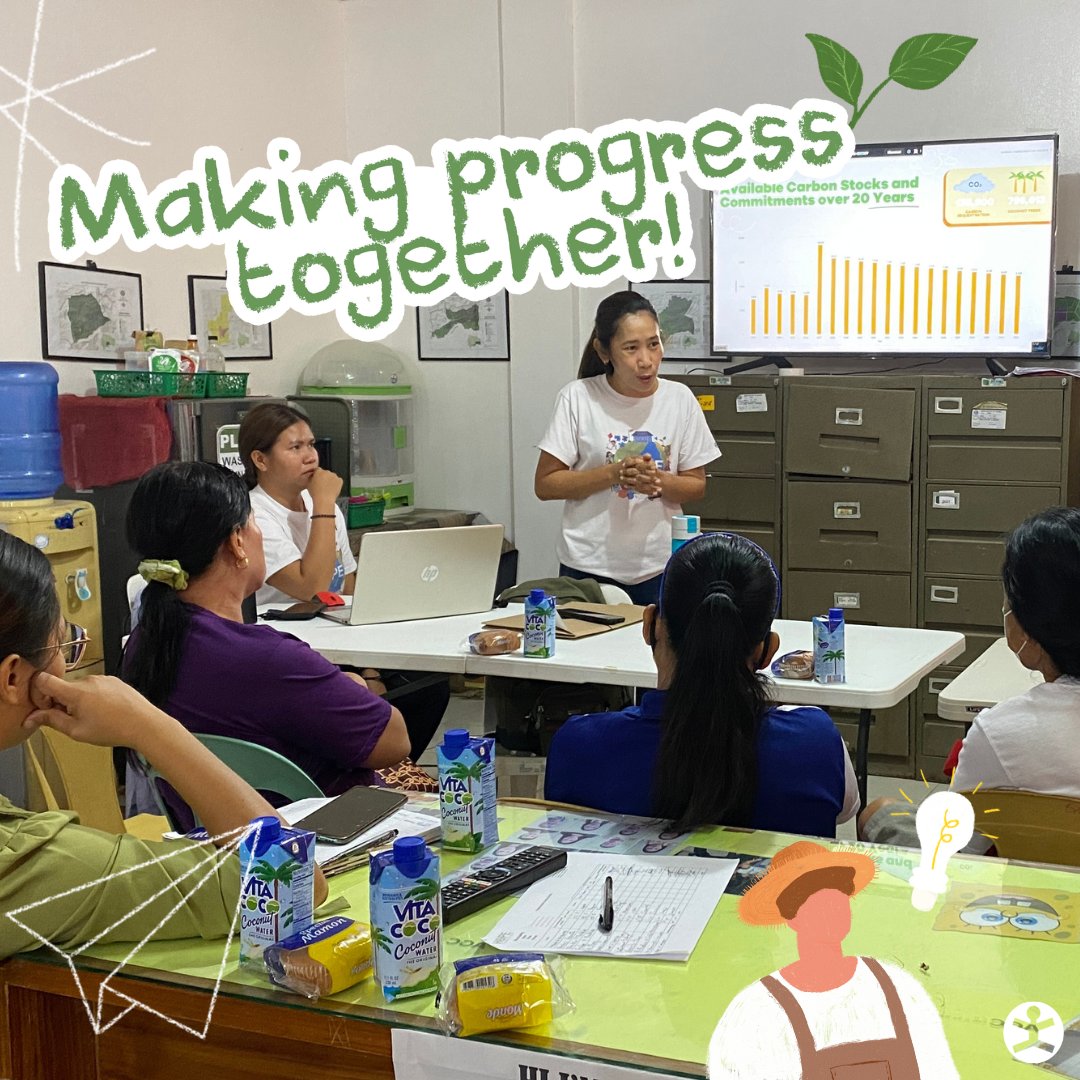 genhopeph's tweet photo. Spreading HOPE requires consistent teamwork, and that’s exactly what our GenSan family did across our partner communities! They conducted a forum to discuss our agriculture initiatives, opened the floor for feedback, and even introduced our new carbon sequestration program ✨ https://t.co/PmcJwgSyO4