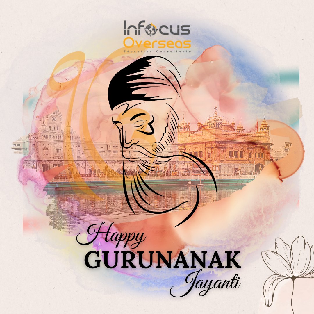 InfocusOverseas's tweet photo. On the occasion of Guru Purab, we are sending you many best wishes, we hope that his blessings always remain with you

#gurunanak #gurunanakji #gurunanaksahib #GuruNanakJayanti #GuruNanakJayanti2022 #festival #celebration #ioec #infocusoverseas https://t.co/fx4WKdMpy4