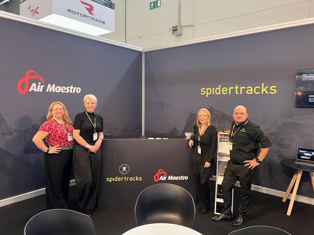 We are set up and ready to go for <a href="/EuropeanRotors/">EUROPEAN ROTORS</a>! Come along to booth 1507 and say hello to Zandri, Pieter, Helen who are joined by Aleks from Air Maestro!